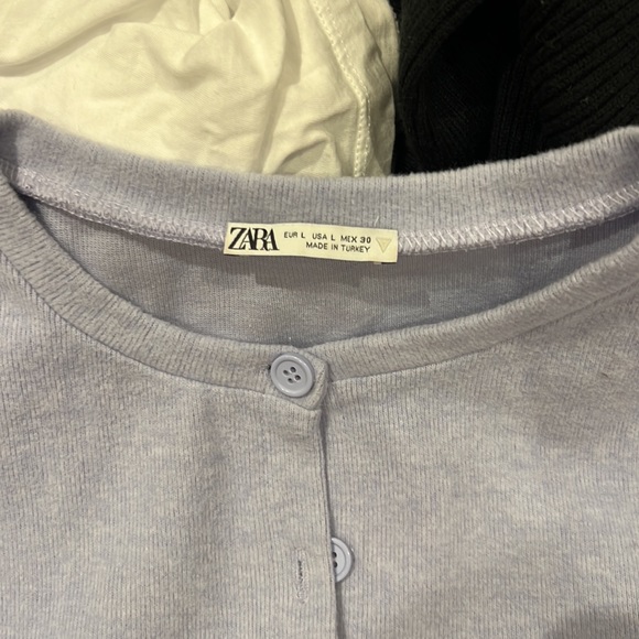 ZARA PERIWINKLE CARDIGAN - Picture 3 of 3